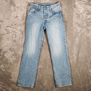 Levi's 501XX Premium Jeans Women's 26X30 Blue Denim Button Fly Big E